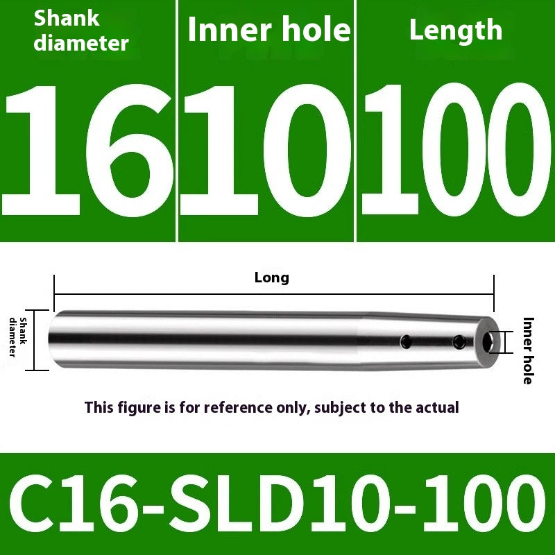 2059-High precision side solid SLD extension rod CNC milling cutter extended rod small diameter straight handle deep cavity avoidance C12C16C20 Shandong Denso Pricision Tools Co.,Ltd.